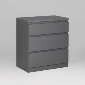 2.03.02.060.4 КАСТОР комод 3 ящика RU серый в Советском - sovetskiy.ok-mebel.com | фото