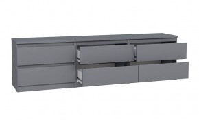 2.03.03.110.4 КАСТОР тумба 6 ящиков RU серая в Советском - sovetskiy.ok-mebel.com | фото 3