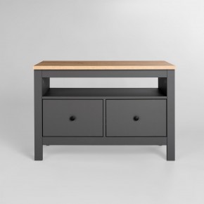 2.08.03.080.15 САГА тумба 2 ящика серая/ясень RU в Советском - sovetskiy.ok-mebel.com | фото 2