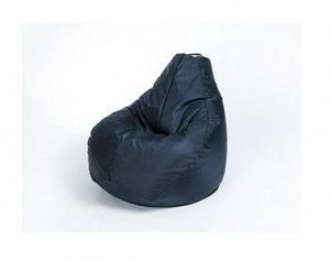 Кресло-мешок Груша малое черное в Советском - sovetskiy.ok-mebel.com | фото 1