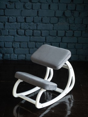 Балансирующий коленный стул Конёк Горбунёк (Белый) в Советском - sovetskiy.ok-mebel.com | фото 3