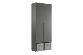 БАСКО Шкаф двухдверный L800 (графит) в Советском - sovetskiy.ok-mebel.com | фото