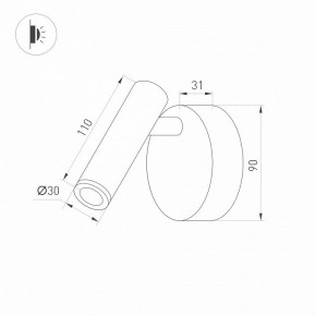 Бра Arlight SP-BED 033061(1) в Советском - sovetskiy.ok-mebel.com | фото 3