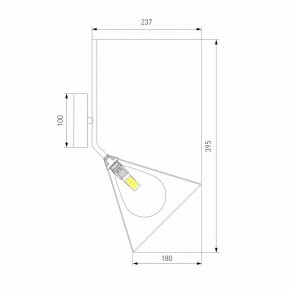 Бра Eurosvet Enigma 70161/1 черный в Советском - sovetskiy.ok-mebel.com | фото 6