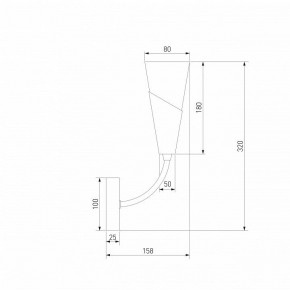 Бра Eurosvet Rhyton 60167/1 никель в Советском - sovetskiy.ok-mebel.com | фото 6