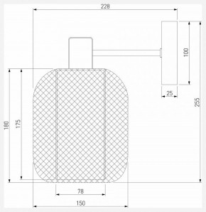 Бра Eurosvet Voile 30192/1 золото в Советском - sovetskiy.ok-mebel.com | фото 4