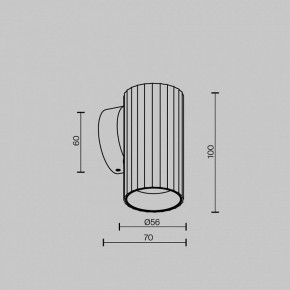 Бра Maytoni Calipso C106WL-01-GU10-B в Советском - sovetskiy.ok-mebel.com | фото 6