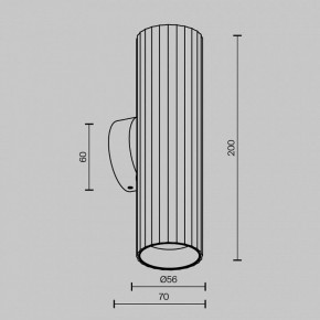 Бра Maytoni Calipso C106WL-02-GU10-B в Советском - sovetskiy.ok-mebel.com | фото 6