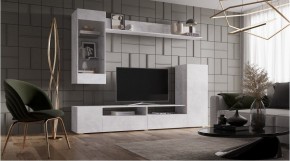 ДАЛЛАС Гостиная (модульная) цемент светлый в Советском - sovetskiy.ok-mebel.com | фото