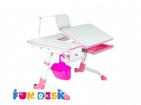 Парта-трансофрмер Amare Pink с выдвижным ящиком в Советском - sovetskiy.ok-mebel.com | фото 3