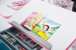 Парта-трансофрмер Amare Pink с выдвижным ящиком в Советском - sovetskiy.ok-mebel.com | фото 6
