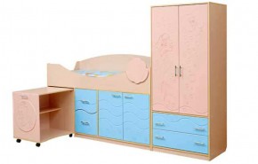 Набор мебели для детской Юниор -12.2 (700*1860) МДФ матовый в Советском - sovetskiy.ok-mebel.com | фото