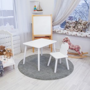 Детский комплект стол и стул «Облачко» Rolti Baby (белый/белый, массив березы/мдф) в Советском - sovetskiy.ok-mebel.com | фото 2