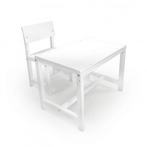 Детский растущий комплект стол и стул Я САМ "Лофт" (Белый, Белый) в Советском - sovetskiy.ok-mebel.com | фото