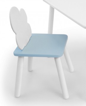 Детский стул Облачко (Белый/Голубой/Белый) в Советском - sovetskiy.ok-mebel.com | фото 1