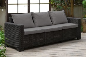 Диван Калифорния 3-х местный (California 3 Sofa), графит в Советском - sovetskiy.ok-mebel.com | фото