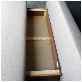 Диван-кровать Комфорт без подлокотников BALTIC AZURE (2 подушки) в Советском - sovetskiy.ok-mebel.com | фото 6