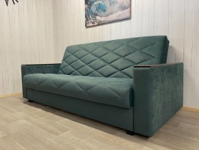 Диван Престиж-15 (НПБ+МДФ) велюр Sensey bottle green в Советском - sovetskiy.ok-mebel.com | фото 3