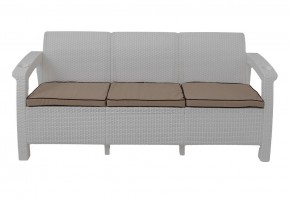 Диван Yalta Premium Sofa 3 Set (Ялта) белый (+подушки под спину) в Советском - sovetskiy.ok-mebel.com | фото 2