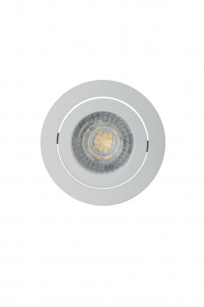 DK2017-WH Встраиваемый светильник, IP 20, 50 Вт, GU10, белый, алюминий в Советском - sovetskiy.ok-mebel.com | фото