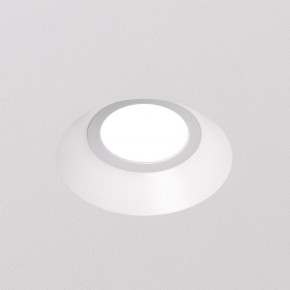 DK2081-WH Встраиваемый точечный светильник для натяжных ПВХ потолков INVIZ, IP 20, до 9 Вт, GU10, LED, белый, ABS-пластик в Советском - sovetskiy.ok-mebel.com | фото