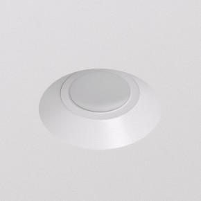 DK2081-WH Встраиваемый точечный светильник для натяжных ПВХ потолков INVIZ, IP 20, до 9 Вт, GU10, LED, белый, ABS-пластик в Советском - sovetskiy.ok-mebel.com | фото 2