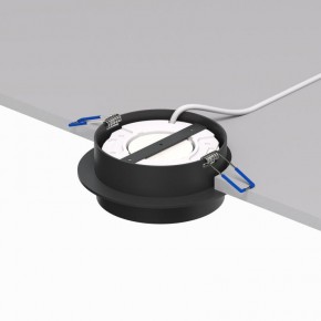 DK2090-BK Встраиваемый светильник FLAT, IP 20, до 15 Вт, GX53, LED, черный, алюминий в Советском - sovetskiy.ok-mebel.com | фото 4