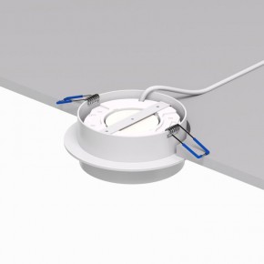 DK2090-WH Встраиваемый светильник FLAT, IP 20, до 15 Вт, GX53, LED, белый, алюминий в Советском - sovetskiy.ok-mebel.com | фото 3