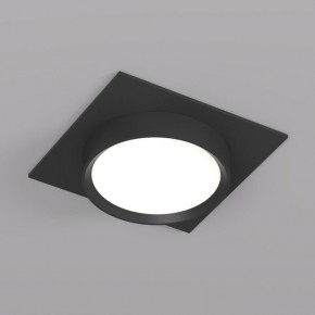 DK2091-BK Встраиваемый светильник FLAT, IP 20, до 15 Вт, GX53, LED, черный, алюминий в Советском - sovetskiy.ok-mebel.com | фото