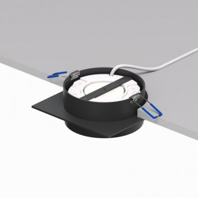 DK2091-BK Встраиваемый светильник FLAT, IP 20, до 15 Вт, GX53, LED, черный, алюминий в Советском - sovetskiy.ok-mebel.com | фото 4