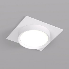 DK2091-WH Встраиваемый светильник FLAT, IP 20, до 15 Вт, GX53, LED, белый, алюминий в Советском - sovetskiy.ok-mebel.com | фото