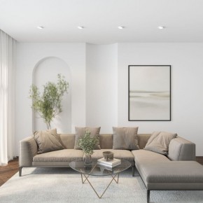 DK2091-WH Встраиваемый светильник FLAT, IP 20, до 15 Вт, GX53, LED, белый, алюминий в Советском - sovetskiy.ok-mebel.com | фото 5