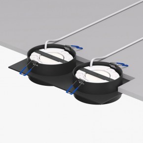 DK2092-BK Встраиваемый светильник FLAT, IP 20, до 15 Вт, GX53, LED, черный, алюминий в Советском - sovetskiy.ok-mebel.com | фото 2