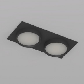 DK2092-BK Встраиваемый светильник FLAT, IP 20, до 15 Вт, GX53, LED, черный, алюминий в Советском - sovetskiy.ok-mebel.com | фото 5