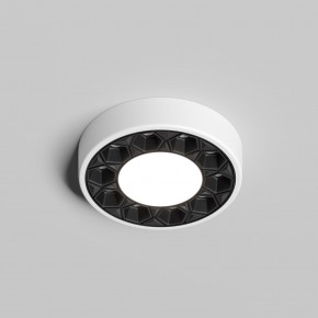 DK2440-WB Встраиваемый светильник DUAL 5+5 Вт, LED 4000K, IP 20, d90mm, белый/черный, алюминий/акрил в Советском - sovetskiy.ok-mebel.com | фото 2