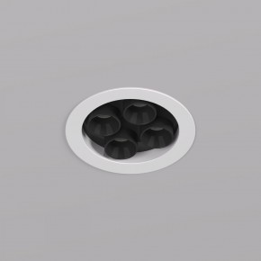 DK2510-WB Встраиваемый светильник SPACE со светодиодом d65 220V 8W 38° 4000К IP20 белый/черный алюминий в Советском - sovetskiy.ok-mebel.com | фото 2
