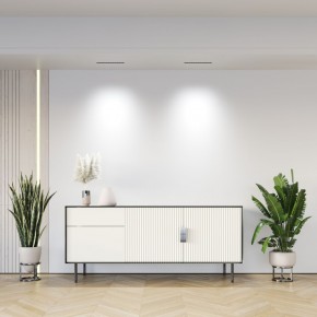 DK2515-WB Встраиваемый светильник SPACE со светодиодом L240mm 220V 20W 38° 4000К IP20 белый/черный алюминий в Советском - sovetskiy.ok-mebel.com | фото 7