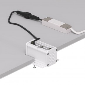 DK2530-WB Встраиваемый светильник SPACE со светодиодом под шпатлевку L69mm 220V 6W 38° 4000К IP20 белый/черный алюминий в Советском - sovetskiy.ok-mebel.com | фото 5