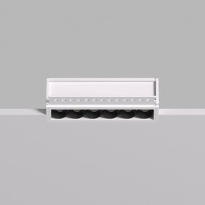DK2531-WB Встраиваемый светильник SPACE со светодиодом под шпатлевку L126mm 220V 10W 38° 4000К IP20 белый/черный алюминий в Советском - sovetskiy.ok-mebel.com | фото 4