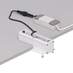 DK2531-WB Встраиваемый светильник SPACE со светодиодом под шпатлевку L126mm 220V 10W 38° 4000К IP20 белый/черный алюминий в Советском - sovetskiy.ok-mebel.com | фото 5