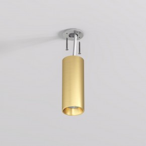 DK2615-SB Накладной светильник SHINE TUBE со светодиодом, D45*H115, IP20, 3000К, 7W, RA?90, сатинированная латунь, алюминий в Советском - sovetskiy.ok-mebel.com | фото 3
