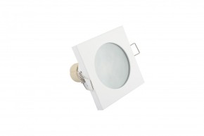 DK3014-WH Встраиваемый светильник влагозащ., IP 44, 50 Вт, GU10, белый, алюминий в Советском - sovetskiy.ok-mebel.com | фото 4
