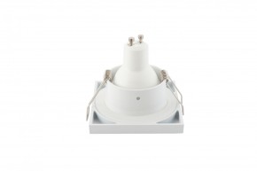 DK3014-WH Встраиваемый светильник влагозащ., IP 44, 50 Вт, GU10, белый, алюминий в Советском - sovetskiy.ok-mebel.com | фото 5