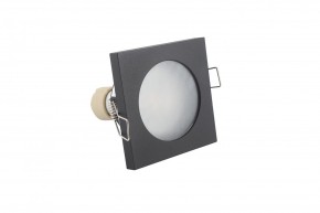 DK3015-BK Встраиваемый светильник влагозащ., IP 44, 50 Вт, GU10, черный, алюминий в Советском - sovetskiy.ok-mebel.com | фото 4