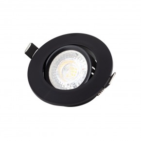 DK3020-BK Встраиваемый светильник, IP 20, 10 Вт, GU5.3, LED, черный, пластик в Советском - sovetskiy.ok-mebel.com | фото 2
