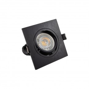 DK3021-BK Встраиваемый светильник, IP 20, 10 Вт, GU5.3, LED, черный, пластик в Советском - sovetskiy.ok-mebel.com | фото 2