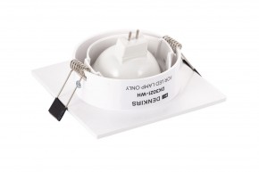 DK3021-WH Встраиваемый светильник, IP 20, 10 Вт, GU5.3, LED, белый, пластик в Советском - sovetskiy.ok-mebel.com | фото 4