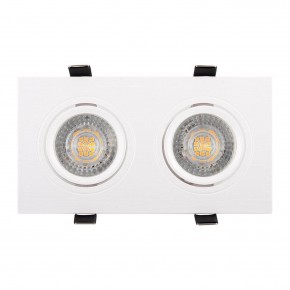 DK3022-WH Встраиваемый светильник, IP 20, 10 Вт, GU5.3, LED, белый, пластик в Советском - sovetskiy.ok-mebel.com | фото 2