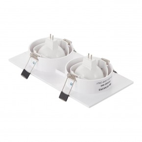 DK3022-WH Встраиваемый светильник, IP 20, 10 Вт, GU5.3, LED, белый, пластик в Советском - sovetskiy.ok-mebel.com | фото 3