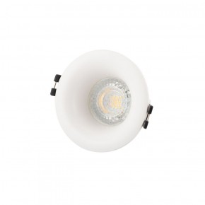 DK3024-WH Встраиваемый светильник, IP 20, 10 Вт, GU5.3, LED, белый, пластик в Советском - sovetskiy.ok-mebel.com | фото 1